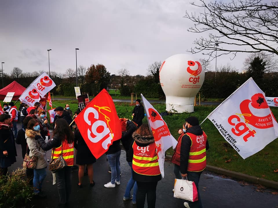 Manif USD CGT 29 à Landerneau 